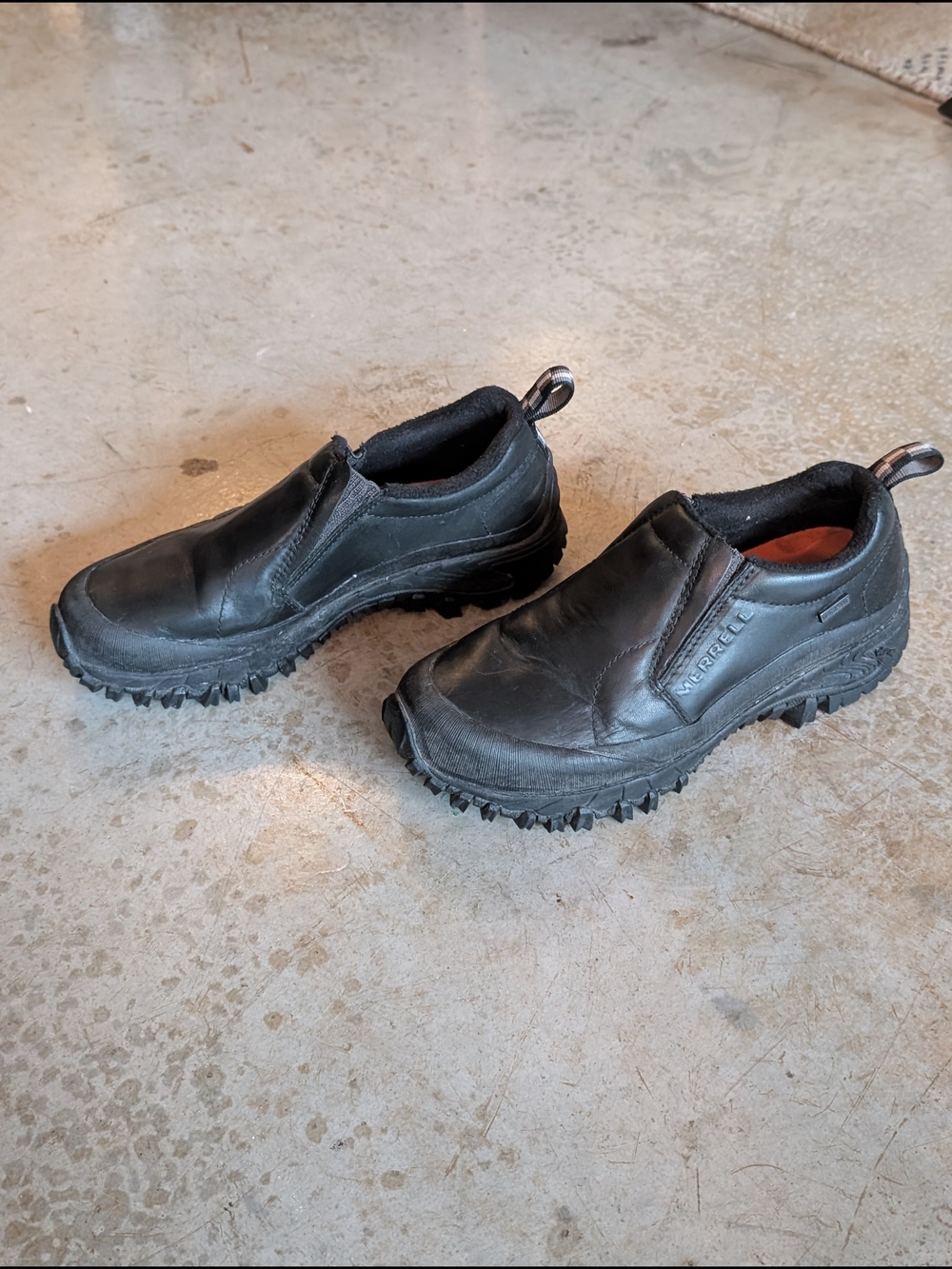 Merrell Black Men's Slip-On Rugged Outsole Loafer